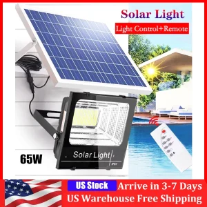 LED Solar Flood Lights With Remote Control