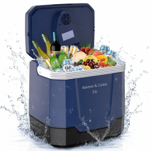 Portable, Electric Cooler, 12V DC & AC Power