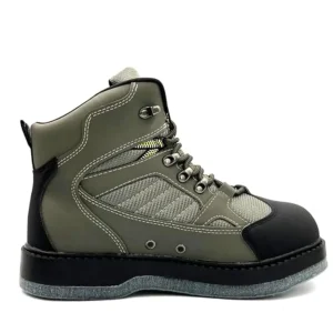 Mens Fishing Boots: Felt Bottom, Rustfree Eyelets