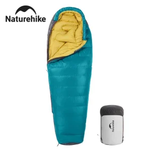 Duck Down Mummy Sleeping Bag For Cold Weather